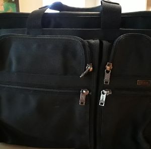 TUMI Expandable organizer laptop briefcase + Strap